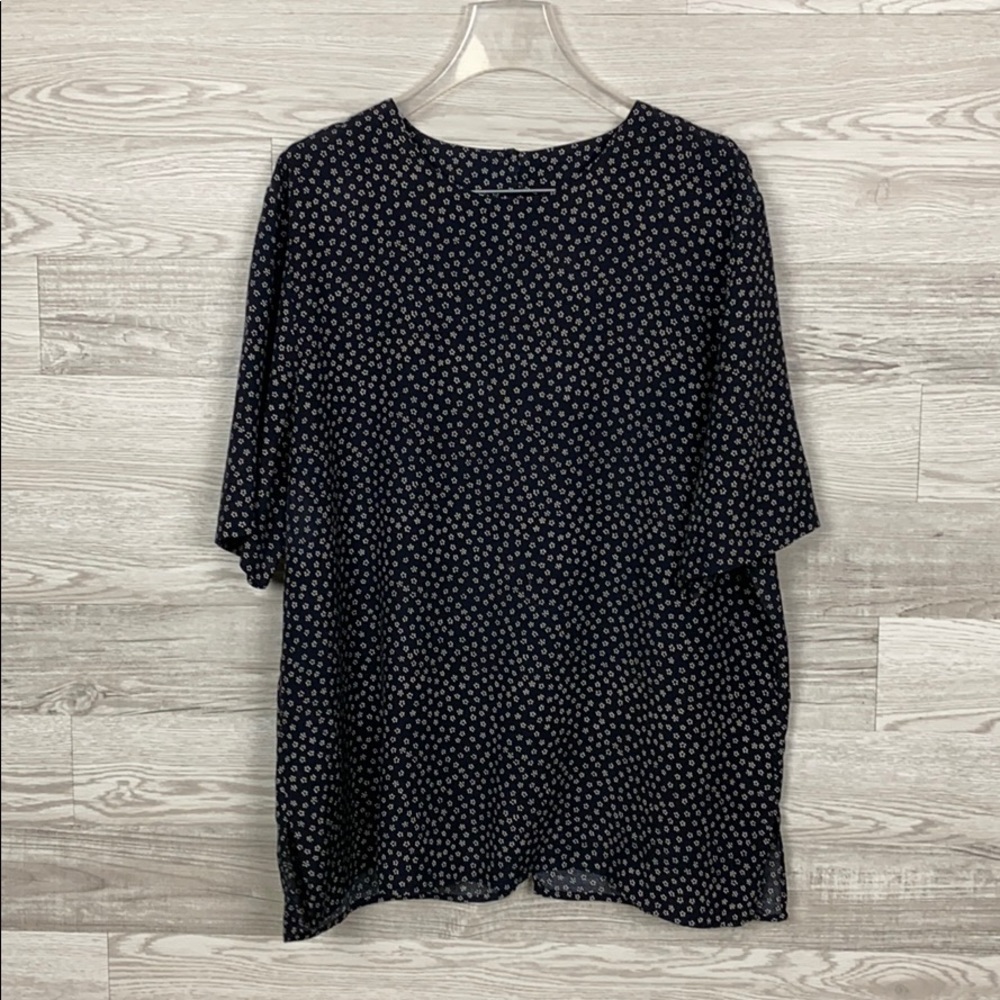Panther Vintage Navy Blouse